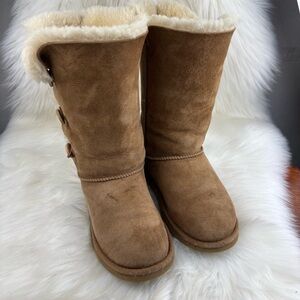 UGG Chestnut Suede Tall Winter Boots